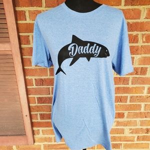 NWOT Men's Daddy Shark t-shirt